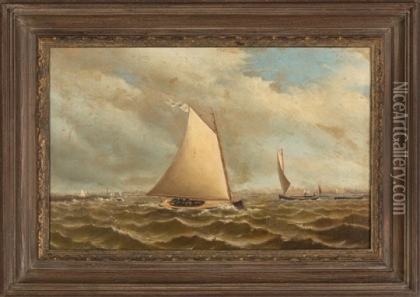 Harbor Scene Oil Painting - Archibald Cary Smith