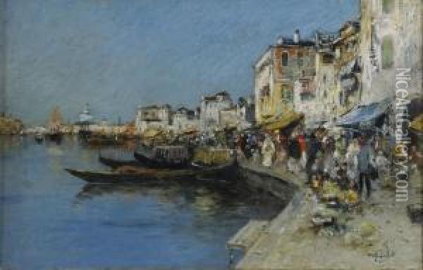 Afton I Venedig Oil Painting - Wilhelm von Gegerfelt