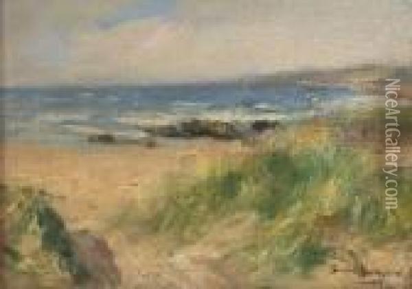 Dunes Oil Painting - Robert Gemmell Hutchison