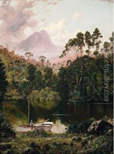 Mount Wellington Oil Painting - H. Forrest