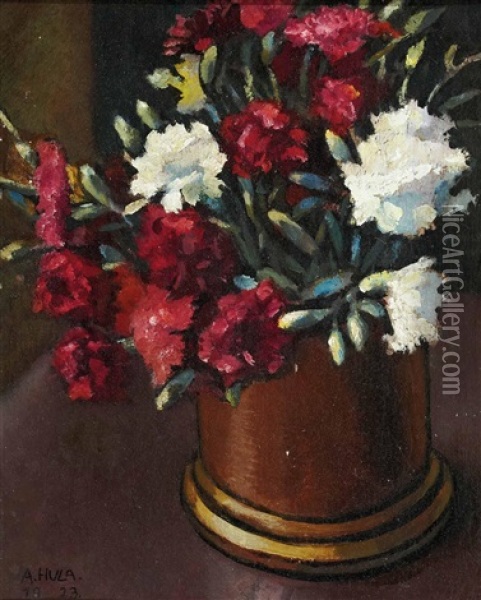 Blumenstock Oil Painting - Anton Hula