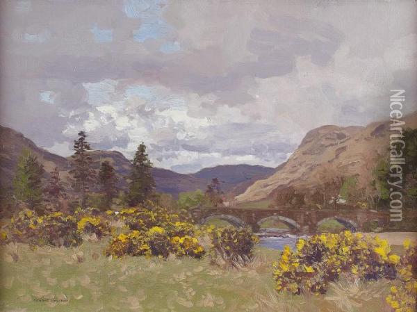 Head Of Loch Fyne Oil Painting - George Houston