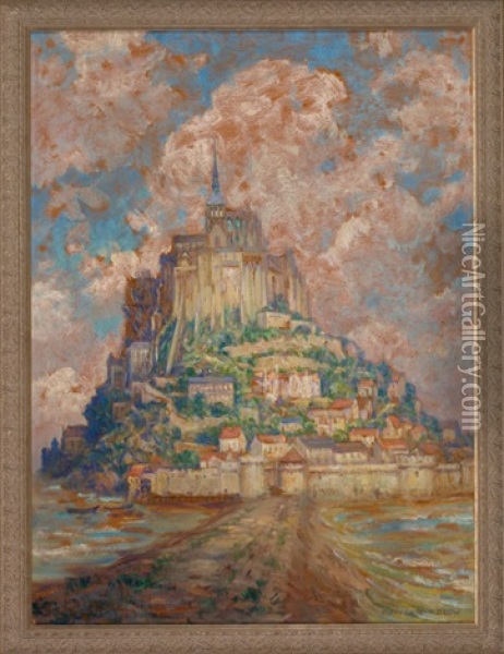 Mont Saint-michel Oil Painting - Mary Louise Fairchild