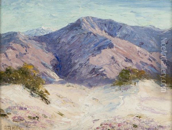 Verbena Mountains Oil Painting - Anna Althea Hills