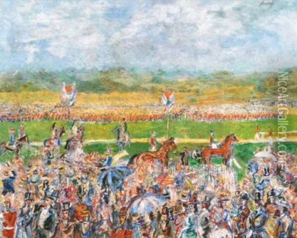 The Parade Oil Painting - Alexis Paul Arapov