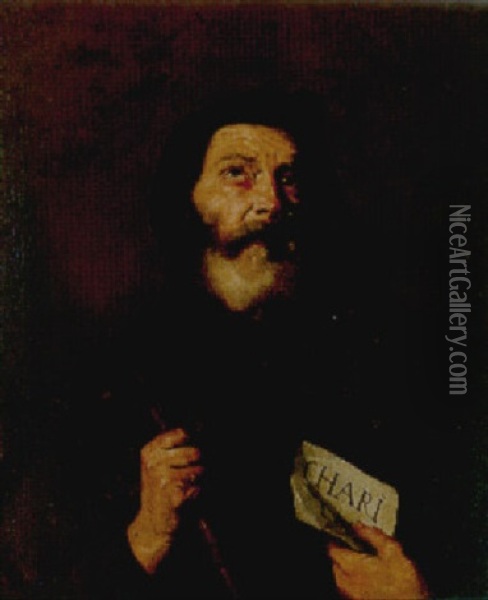 Saint Francesco Di Paolo Oil Painting - Jusepe de Ribera