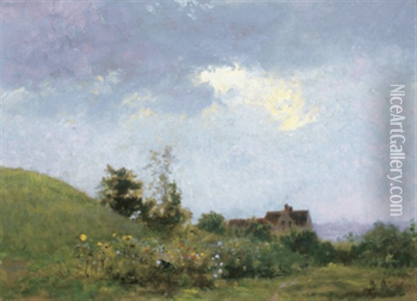 A Break In The Clouds Oil Painting - Lucius Richard O'Brien