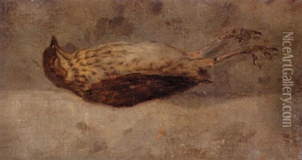 Dood Vogeltje Oil Painting - Jan Mankes