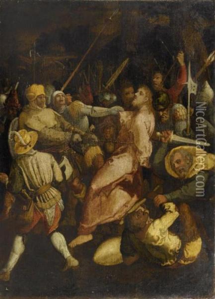 The Capture Of Christ Oil Painting - Albrecht Durer