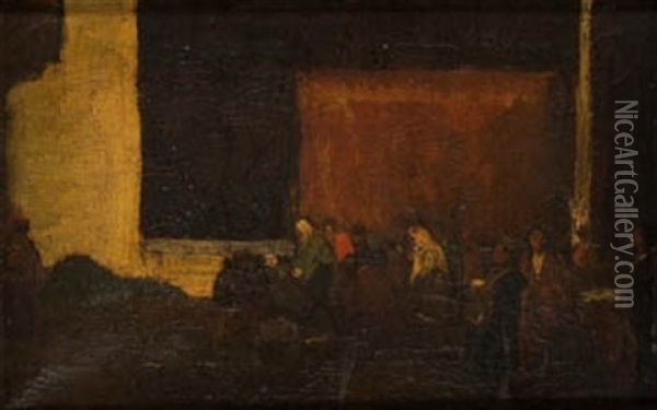 Escena De Interior Oil Painting - Eugenio Lucas Velazquez