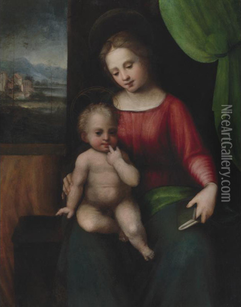 The Madonna And Child Oil Painting - Antonio del Ceraiolo