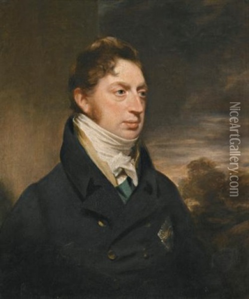 Portrait Of Charles Brudenell-bruce, 1st Marquess Of Ailesbury Oil Painting - Sir William Beechey