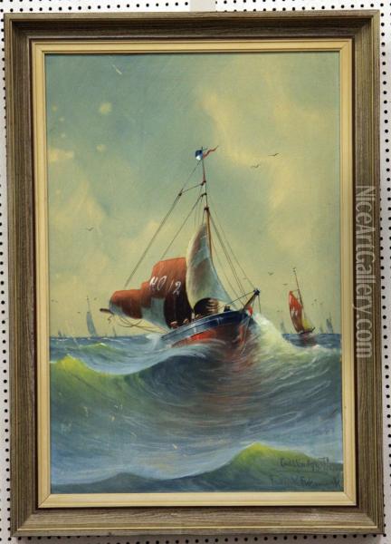 Fransk Fisksmack Oil Painting - Carl Ludwig Libay