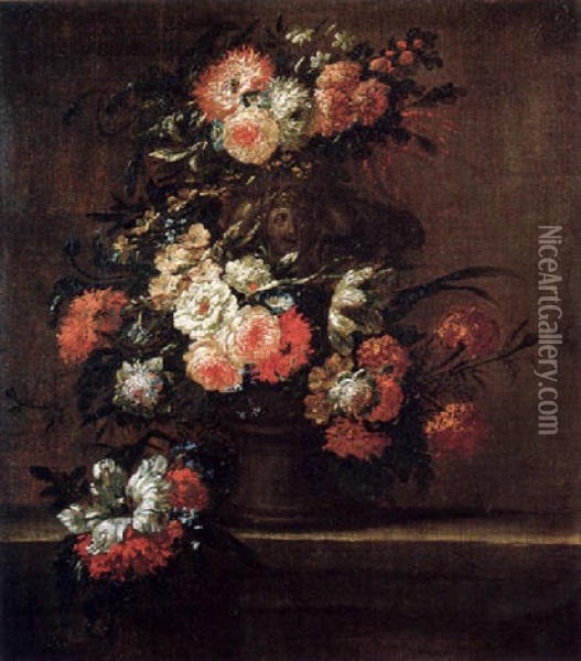 Blumenstilleben Oil Painting - Jan-Baptiste Bosschaert