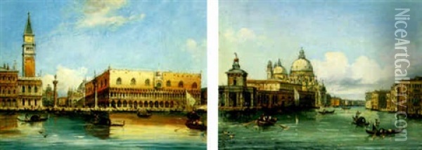The Doges' Palace Oil Painting - Carlo Grubacs