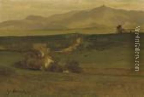 Roman Campagna Oil Painting - George Inness