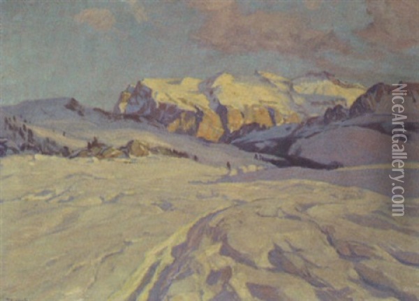 Sella-pass Oil Painting - Carl (Karl, Charles) O'Lynch of Town