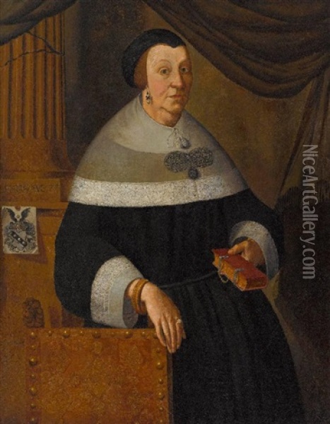 Bildnis Einer 77-jahrigen Frau Oil Painting - Johannes Georg Hinz