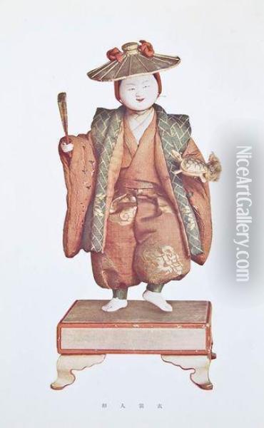 Famous & Treasured Dolls Collection [mei Ho Ningyo-shu] Oil Painting - Yasuhiko Ito