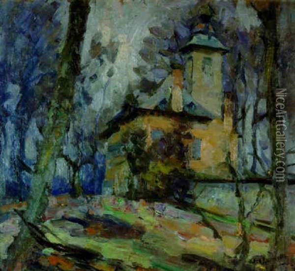 The Chateau In The Woods Oil Painting - Joseph Raphael