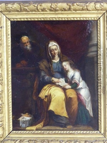 L'education De La Vierge Oil Painting - Gerard Seghers