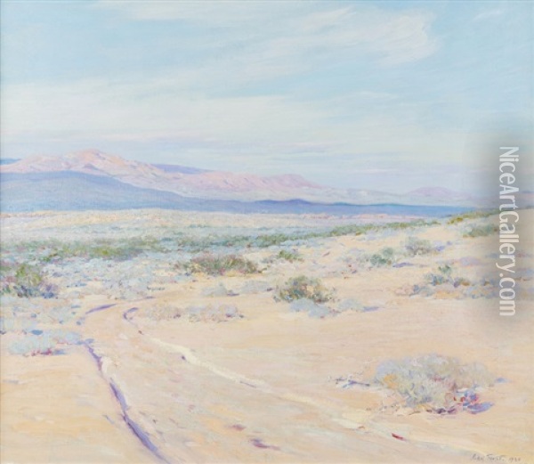 The Desert - Barstow Oil Painting - John Frost