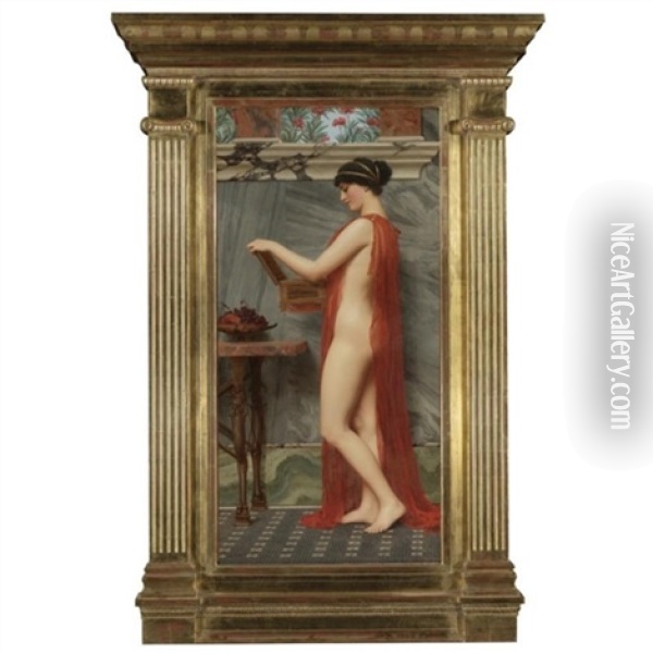 The Jewel Box Oil Painting - John William Godward