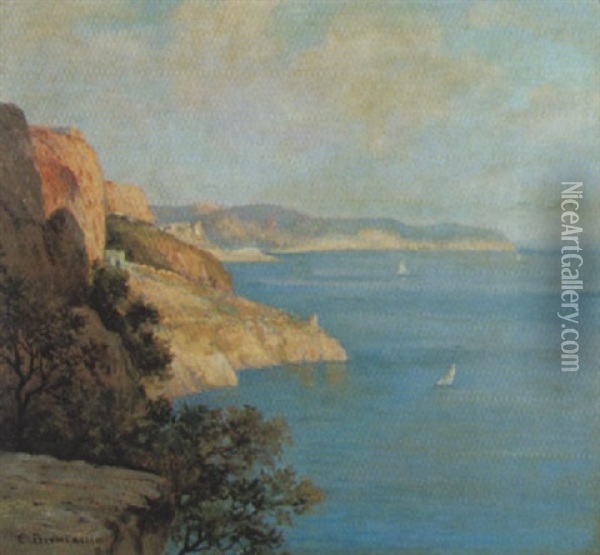 Suditalienische Landschaft Oil Painting - Carlo Brancaccio