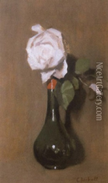 The Rose Oil Painting - Clarice Marjoribanks Beckett