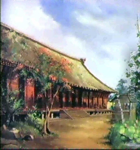 Sanjusangendo Oil Painting - Goseda Horyu II