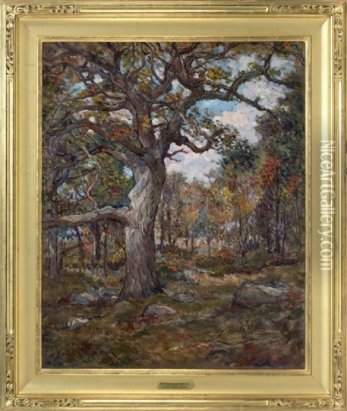 Mason Island Oak Oil Painting - Reynolds Beal