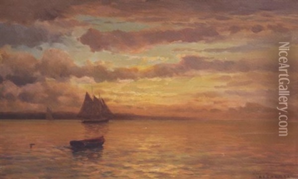 An Afternoon Sail Oil Painting - Mauritz Frederick Hendrick de Haas