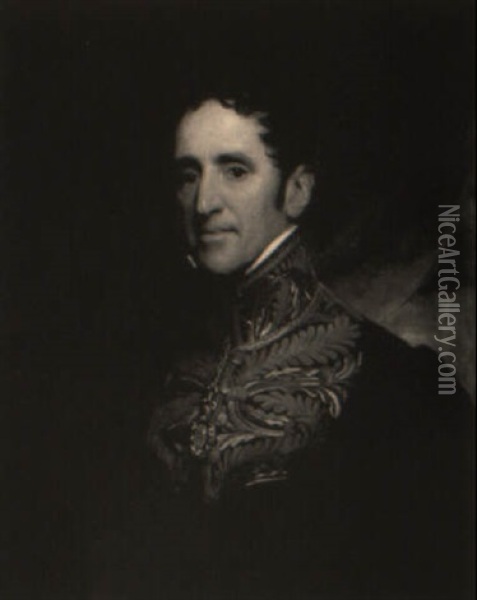 Portrait Of Sir Robert Chester, Aged 68, Half-length Oil Painting - Thomas Phillips