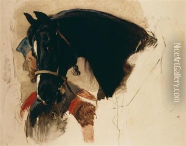 My Horse Oil Painting - Sir Edwin Henry Landseer