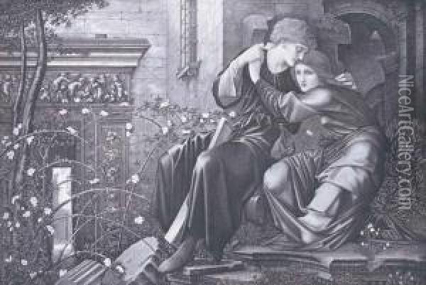 Love Among The Ruins Oil Painting - Sir Edward Coley Burne-Jones