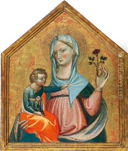 Madonna And Child Oil Painting - Giovanni dal Ponte