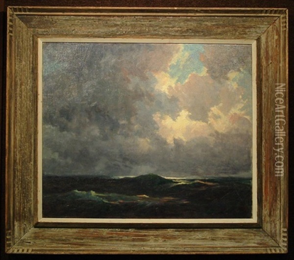 Song Of The Sea Oil Painting - George Kennedy Brandriff