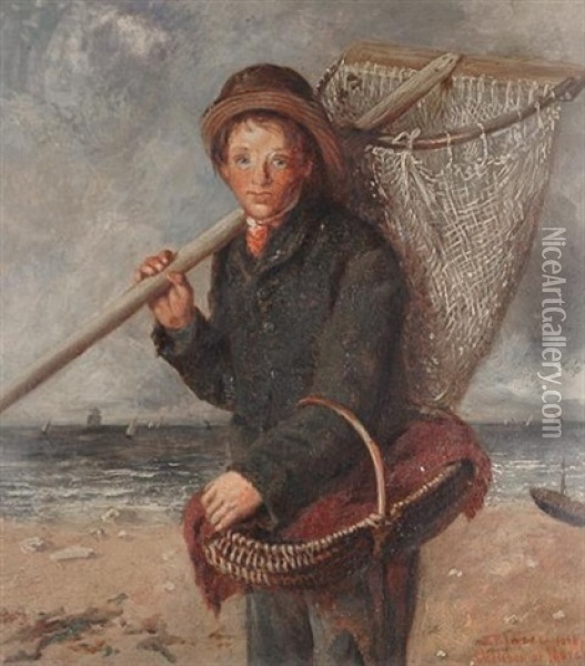 Fisherboy Oil Painting - John Templeton Lucas