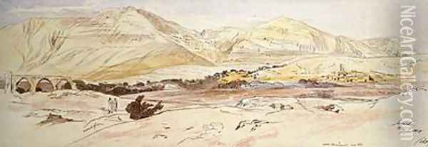 Jericho Oil Painting - Edward Lear