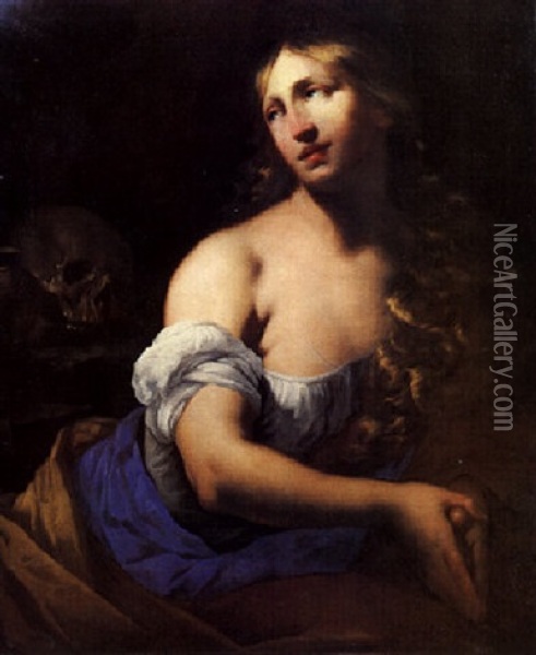 La Maddalena Oil Painting - Pietro Negri