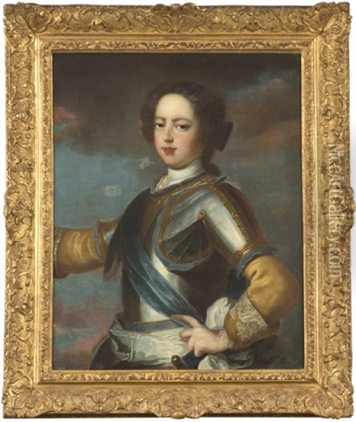 Portrait Du Jeune Louis Xv, Roi De France Oil Painting - Jean-Baptiste van Loo