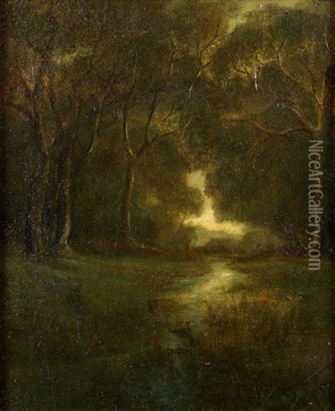 Forest Idyll Oil Painting - William Keith