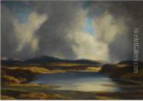 The Wilds Of Lorne Oil Painting - David Young Cameron