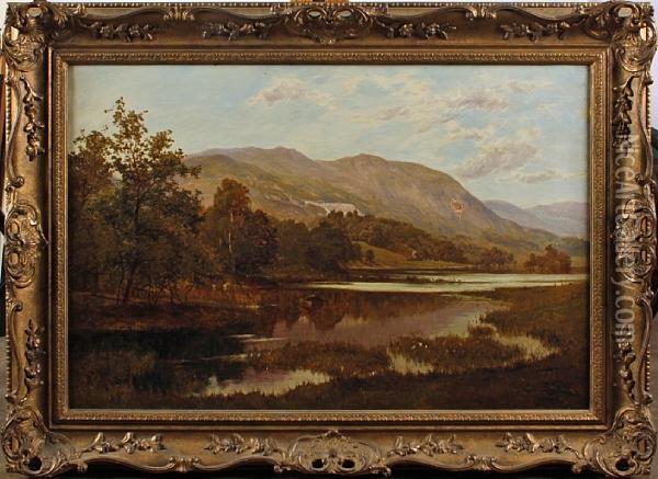 Lakeland Landscape Oil Painting - Edward Henry Holder