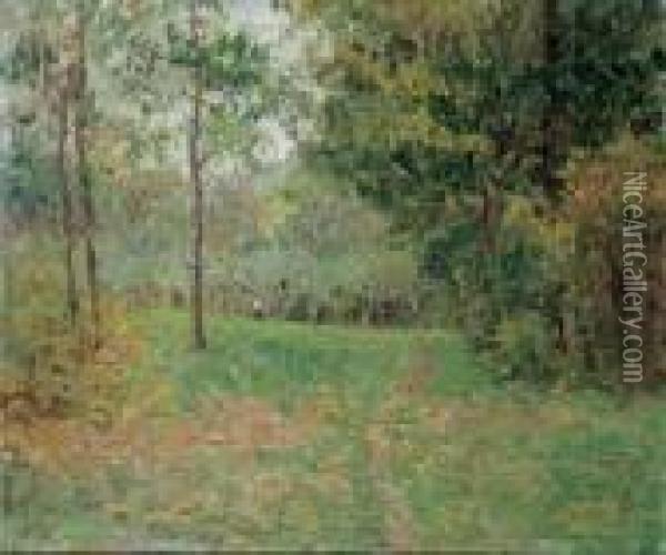 Landschaft Im Fruhling (parklandschaft) Oil Painting - Paul Baum