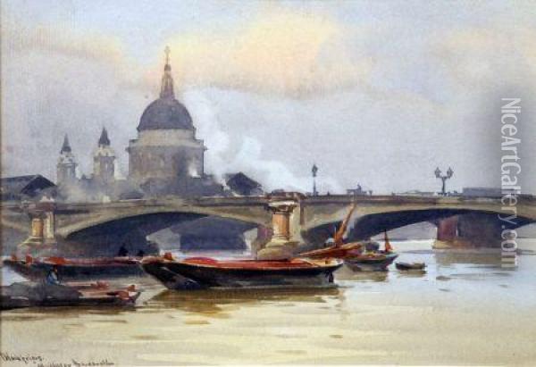 Blackfriars Oil Painting - William Alister Macdonald