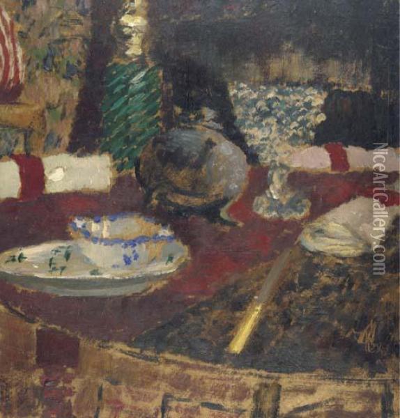 La Sauciere Oil Painting - Jean-Edouard Vuillard