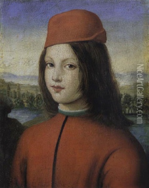 Bildnis Eines Knaben Oil Painting - Bernardino Betti Pinturicchio