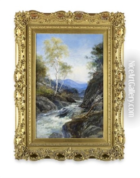 In Glen Affric Oil Painting - John MacWhirter