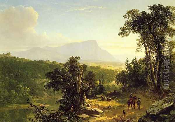 Landscape - Composition: In the Catskills Oil Painting - Asher Brown Durand